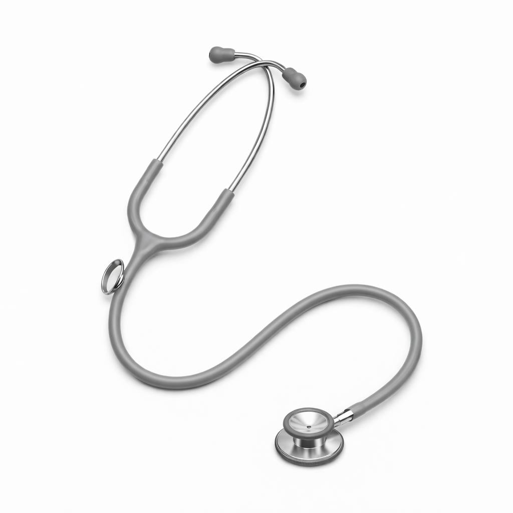 Spirit Professional Stethoscope – Gray tube (Dual Head) - Image 3