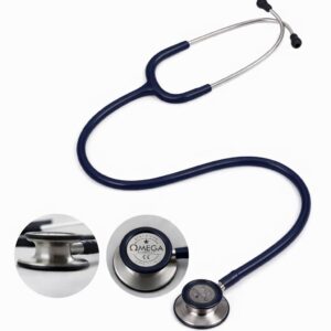 Omega Glory III Stethoscope – Navy Blue Tube