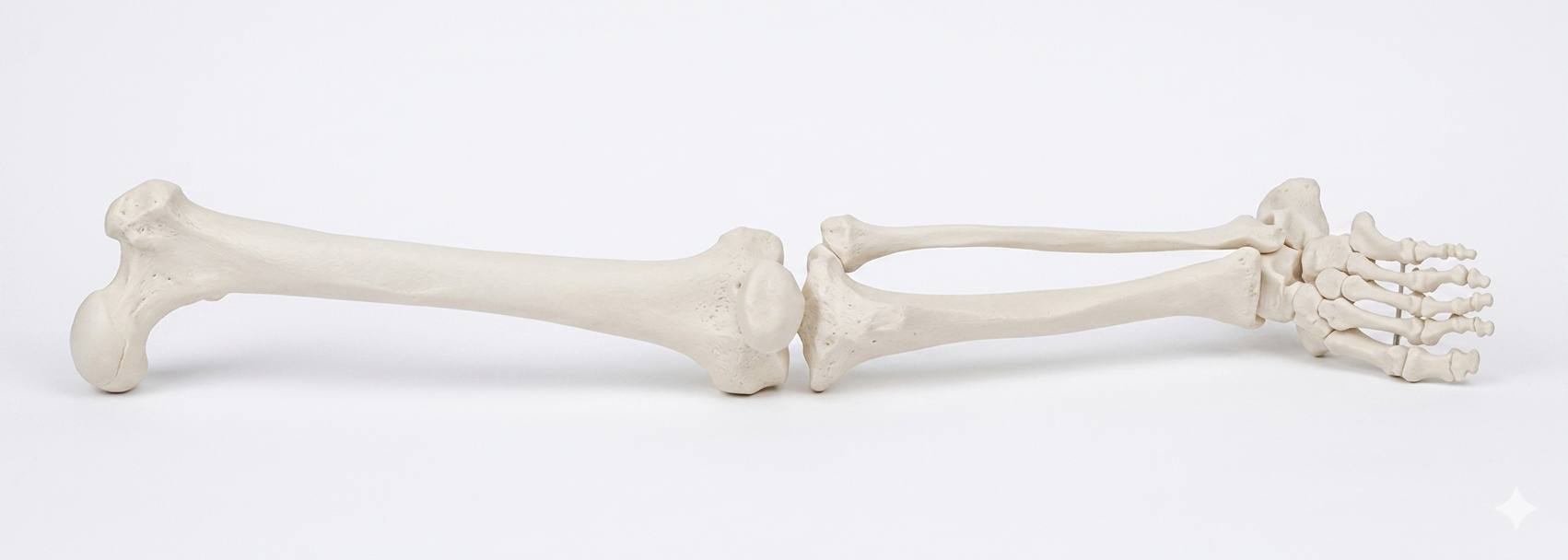 Plastic Lower Limb Bone Model