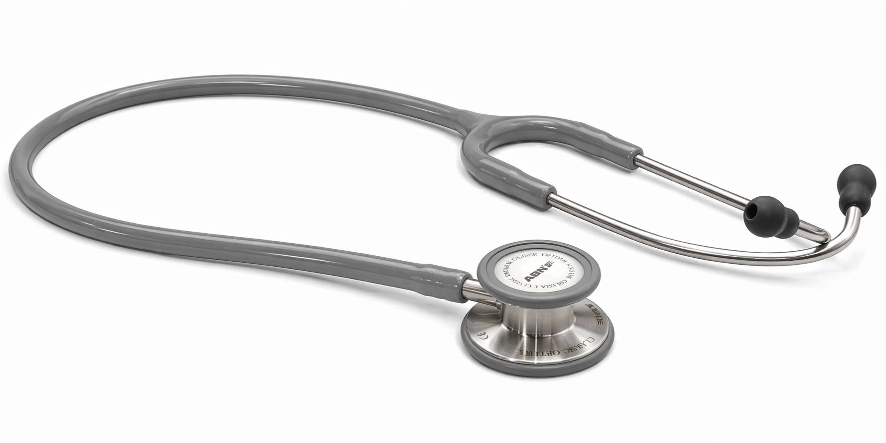 ABN Classic Optima Adult Stethoscope – Grey - Image 2