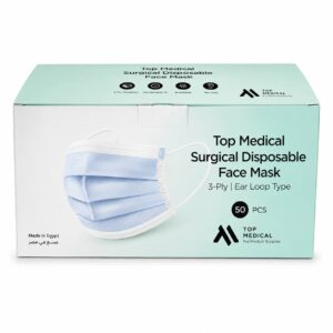 Surgical Disposable Face Mask - black