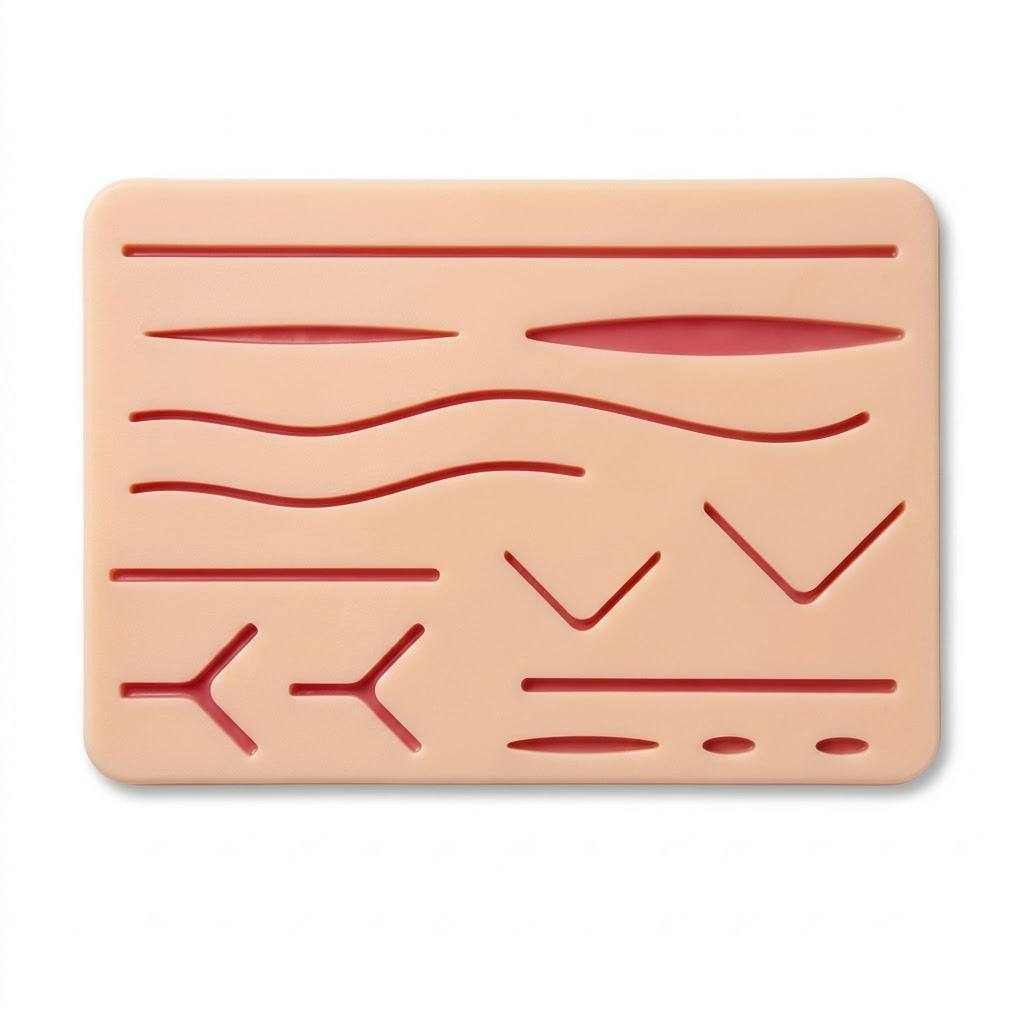 3-Layer Silicone Suture & Injection Practice Pad