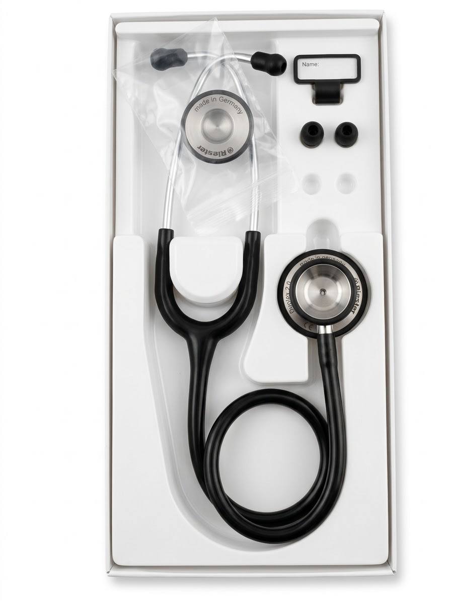 Riester Duplex® 2.0 Stethoscope (black) - Image 3